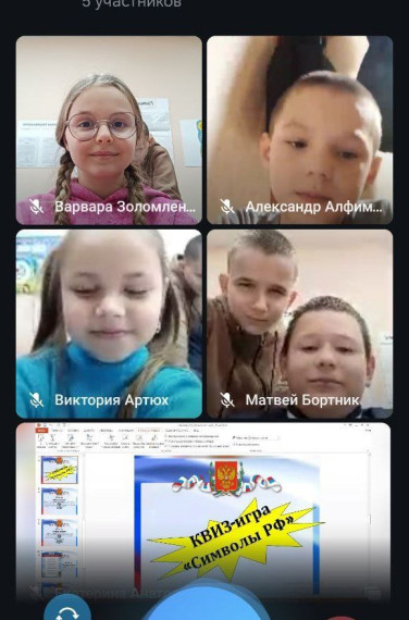 Квиз–игра «Символы России. Герб страны».
