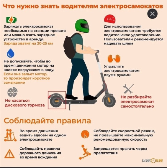 Памятка для родителей и детей о безопасности детей при катании на велосипеде и самокате!!!.